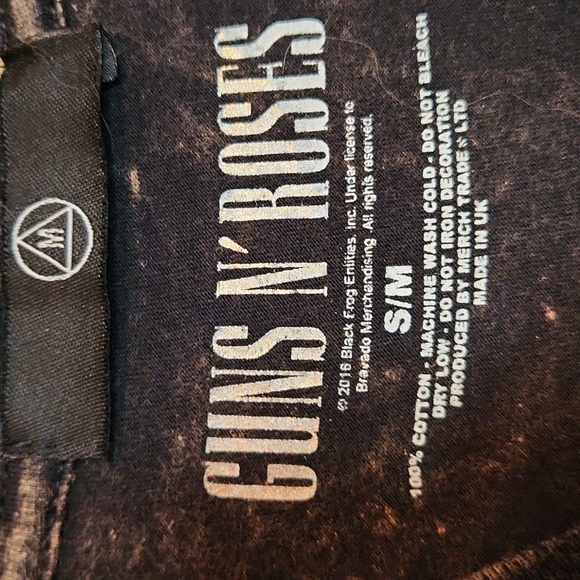 Guns n roses acid wash tshirt - Picture 3 of 5